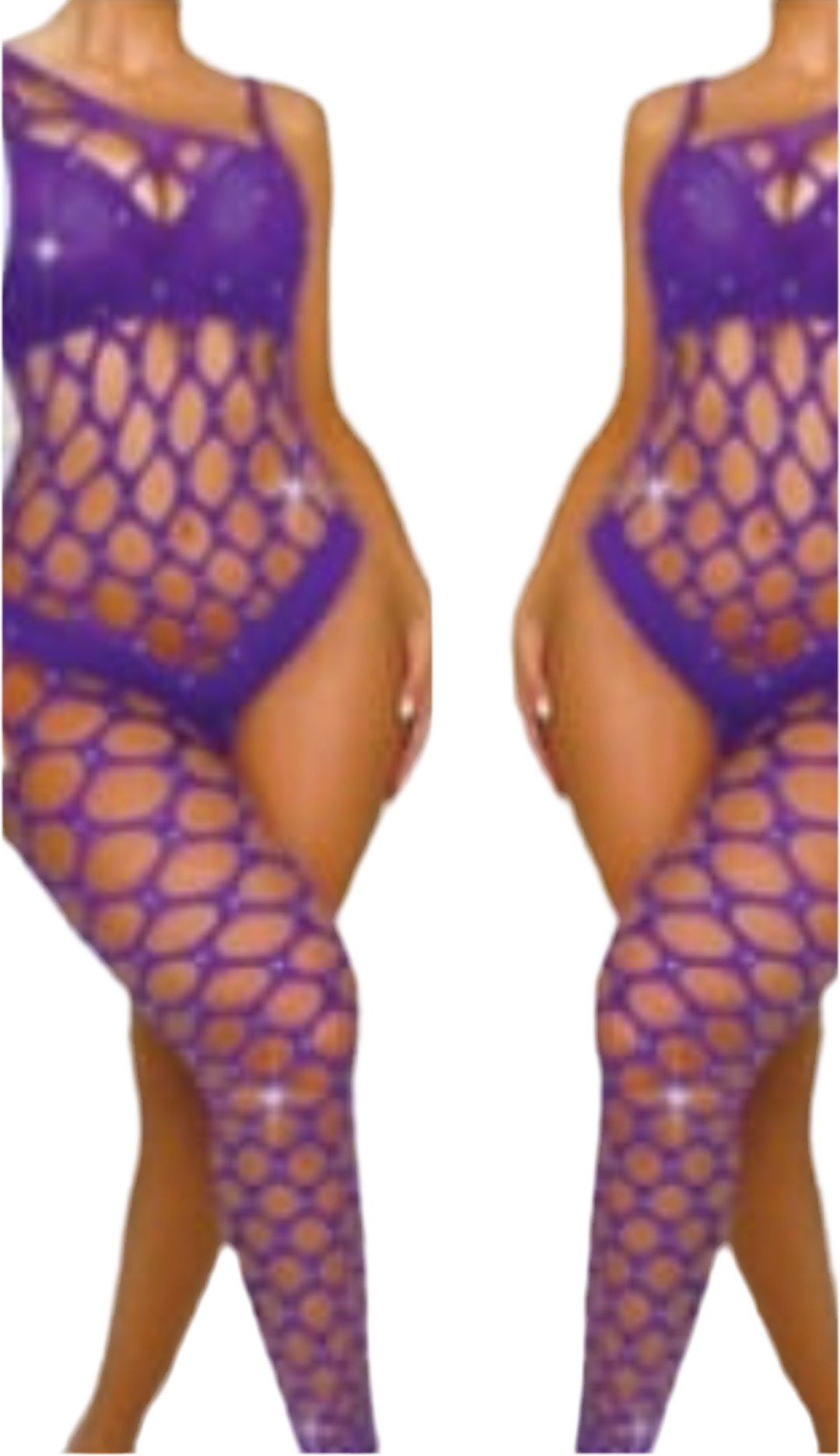 Diamond pothole One Side Body Suit - Zt176